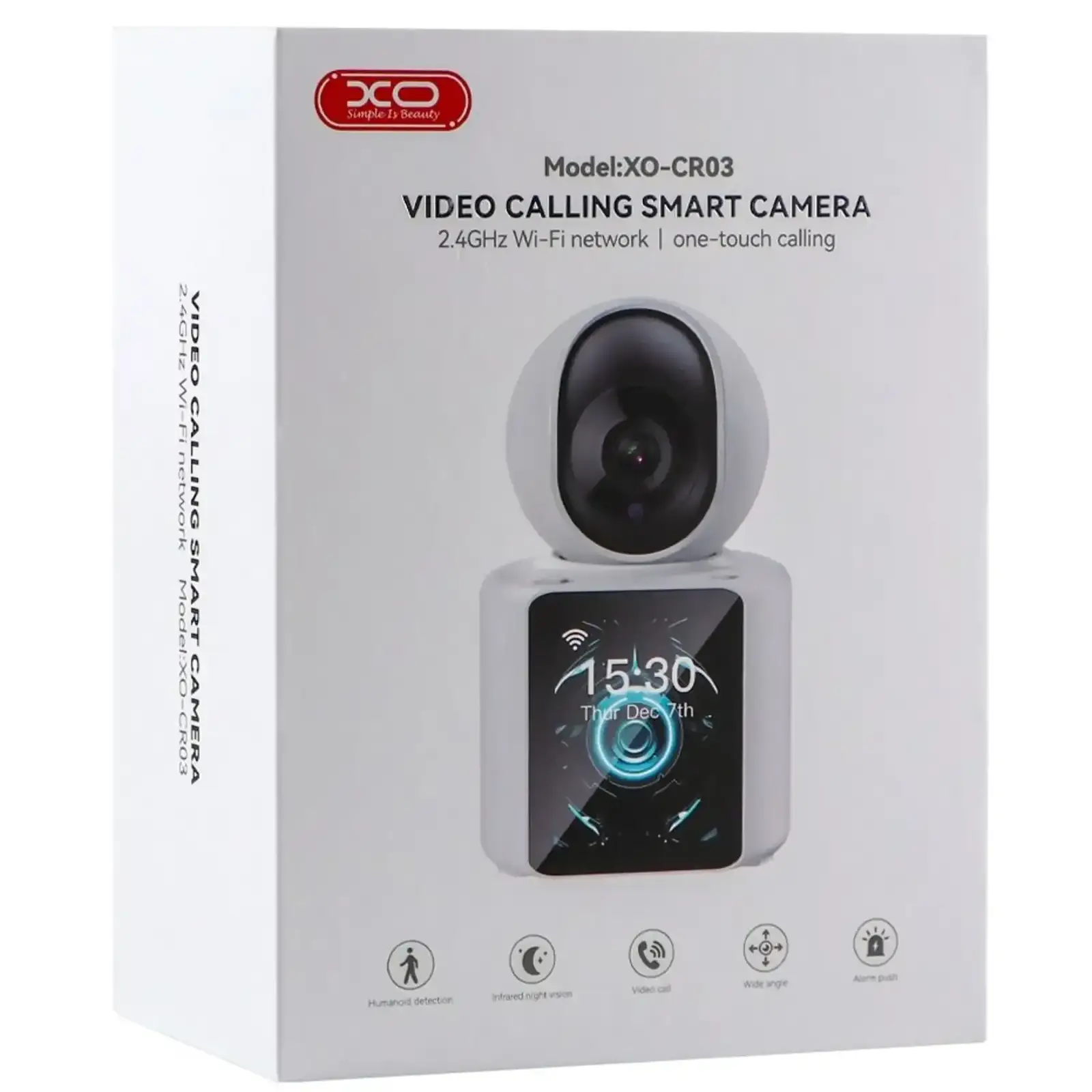 IP-камера видеонаблюдения XO CR03 Two-Way Video Camera White