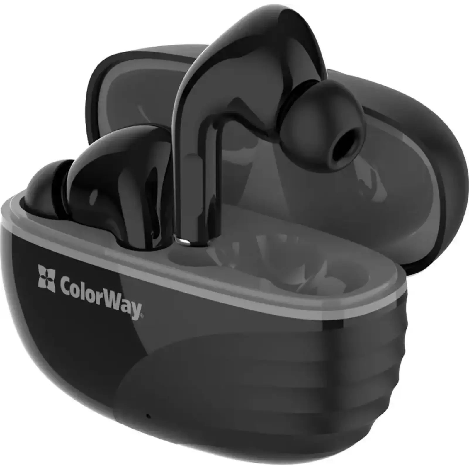 Bluetooth-гарнітура СolorWay Slim TWS-5 Earbuds Black (CW-TWS5BK) UA