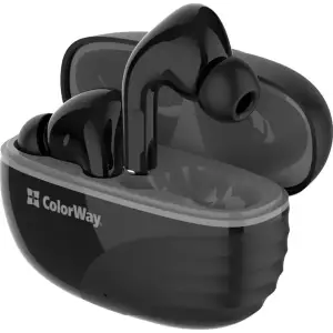 Bluetooth-гарнітура СolorWay Slim TWS-5 Earbuds Black (CW-TWS5BK) UA