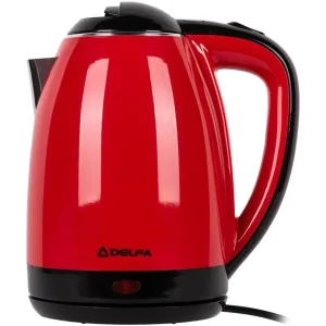 Электрочайник DELFA DK3530X Red UA