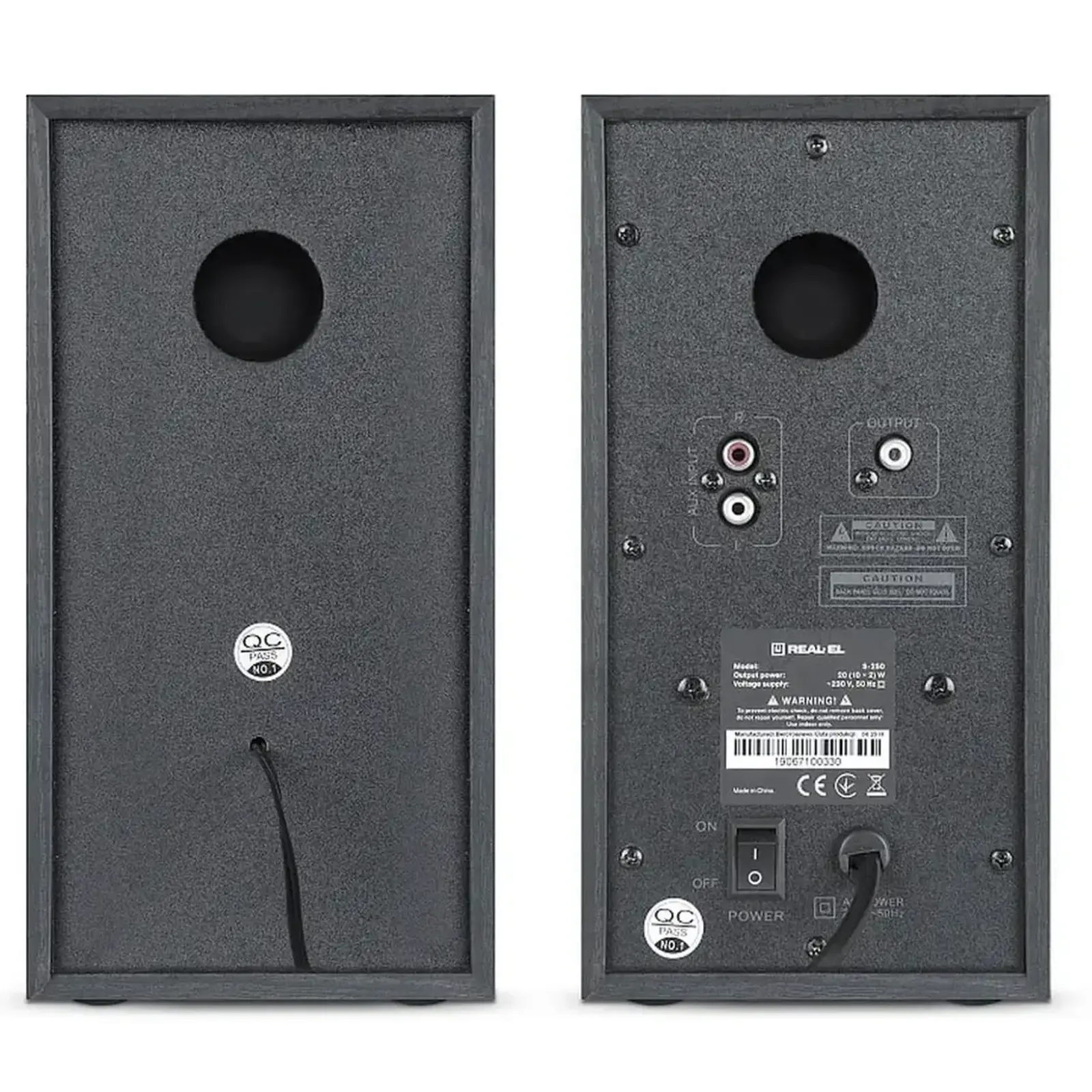 Акустична система REAL-EL S-250 Black (EL121000005) UA