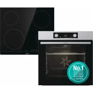 Духовой шкаф + электрическая поверхность High Light Gorenje BO6737E02X + ECT41SCUA