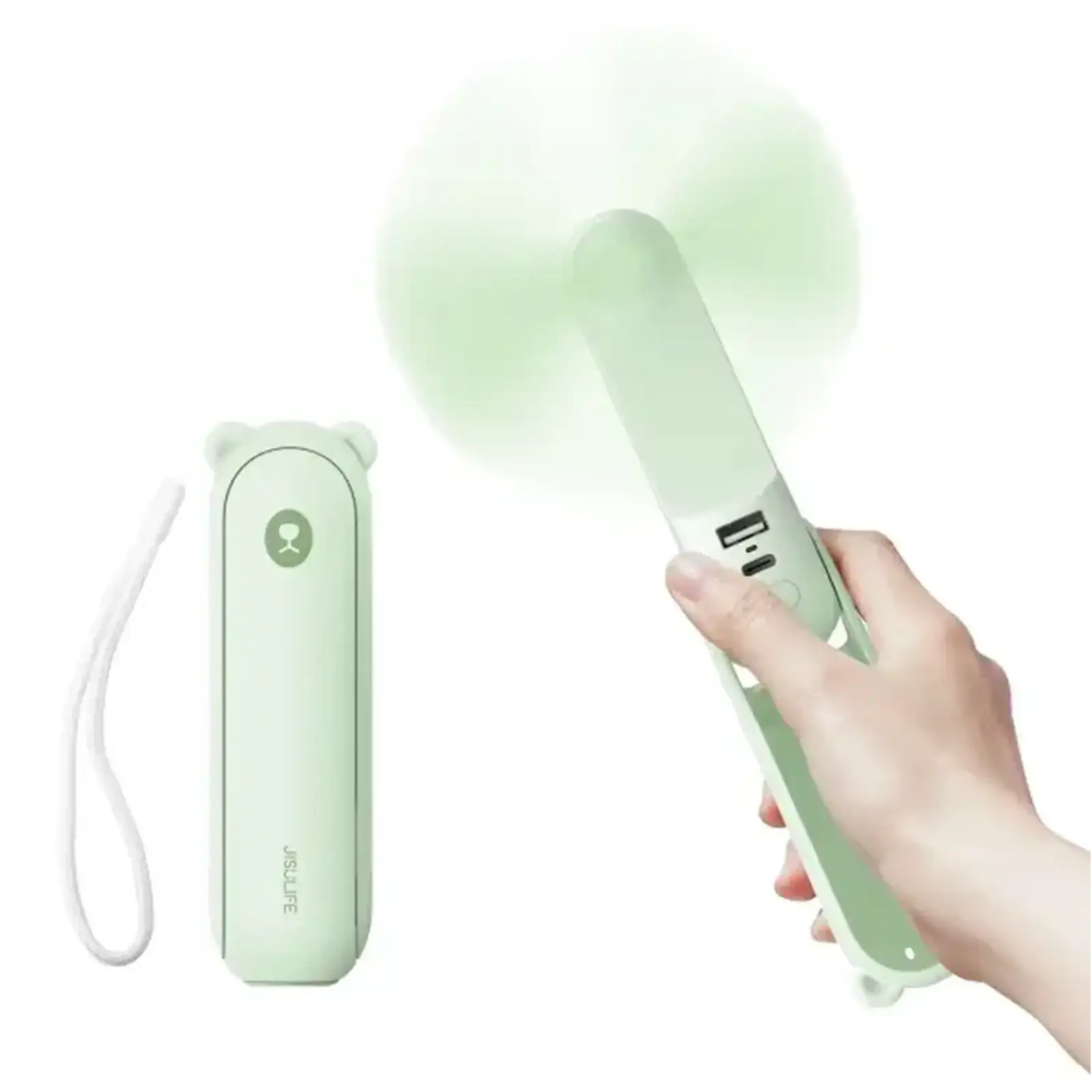 Вентилятор портативний Jisulife F8X Green EU