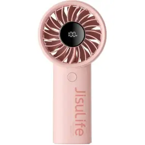 Вентилятор портативний Jisulife Handheld Fan Life 4 (3600mAh) Pink EU