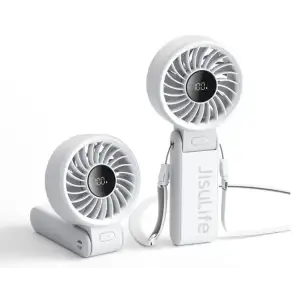 Вентилятор портативний Jisulife Handheld Fan Life 7 (3600mAh) Grey EU