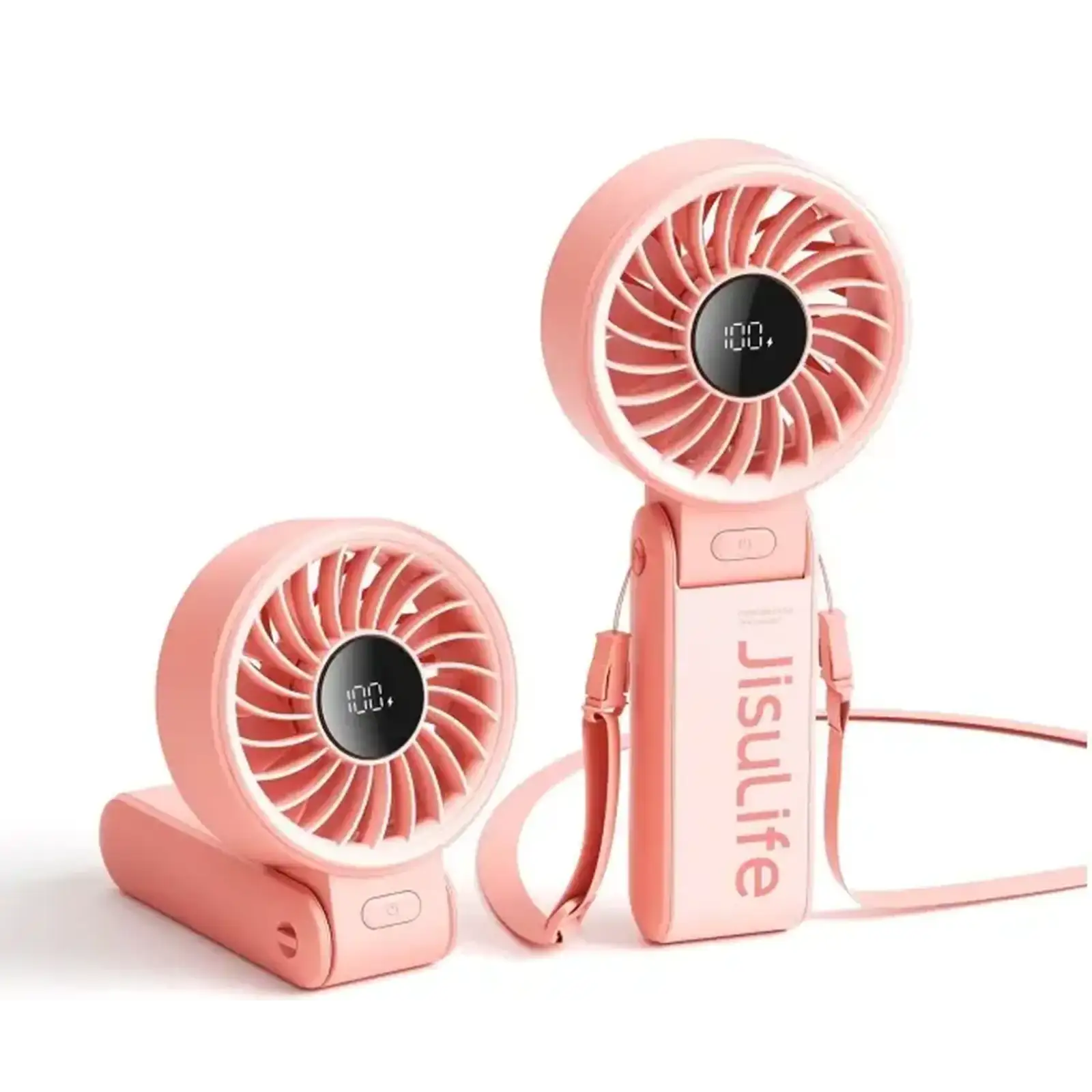 Вентилятор портативний Jisulife Handheld Fan Life 7 (3600mAh) Pink EU