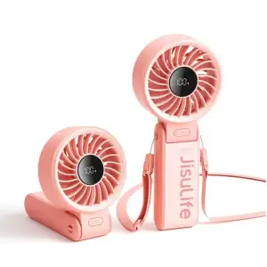 Вентилятор портативний Jisulife Handheld Fan Life 7 (3600mAh) Pink EU