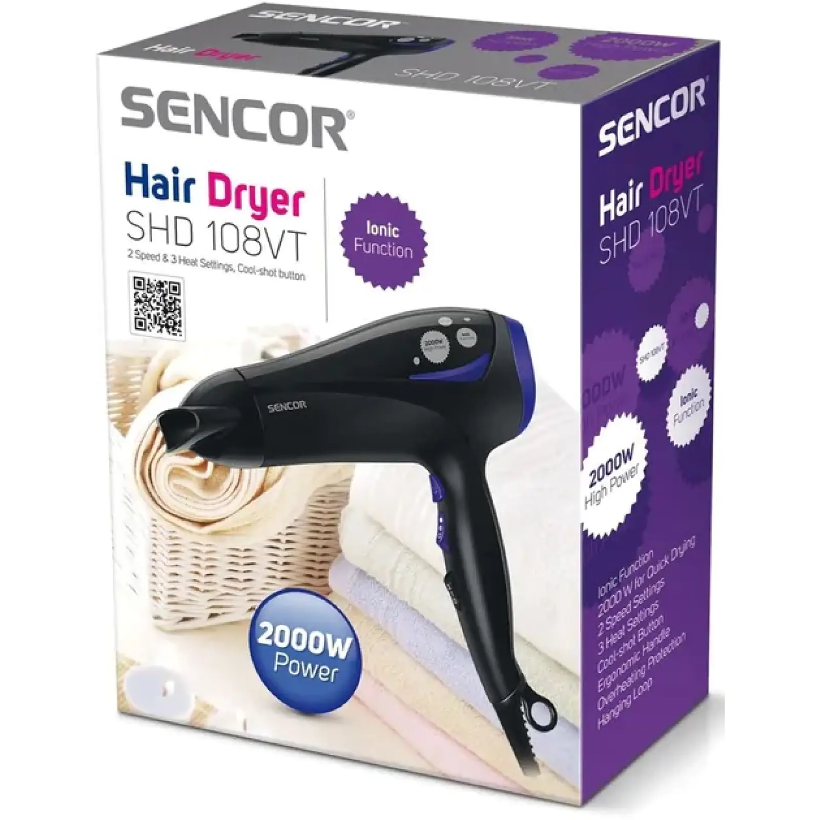 Фен SENCOR SHD 108VT UA