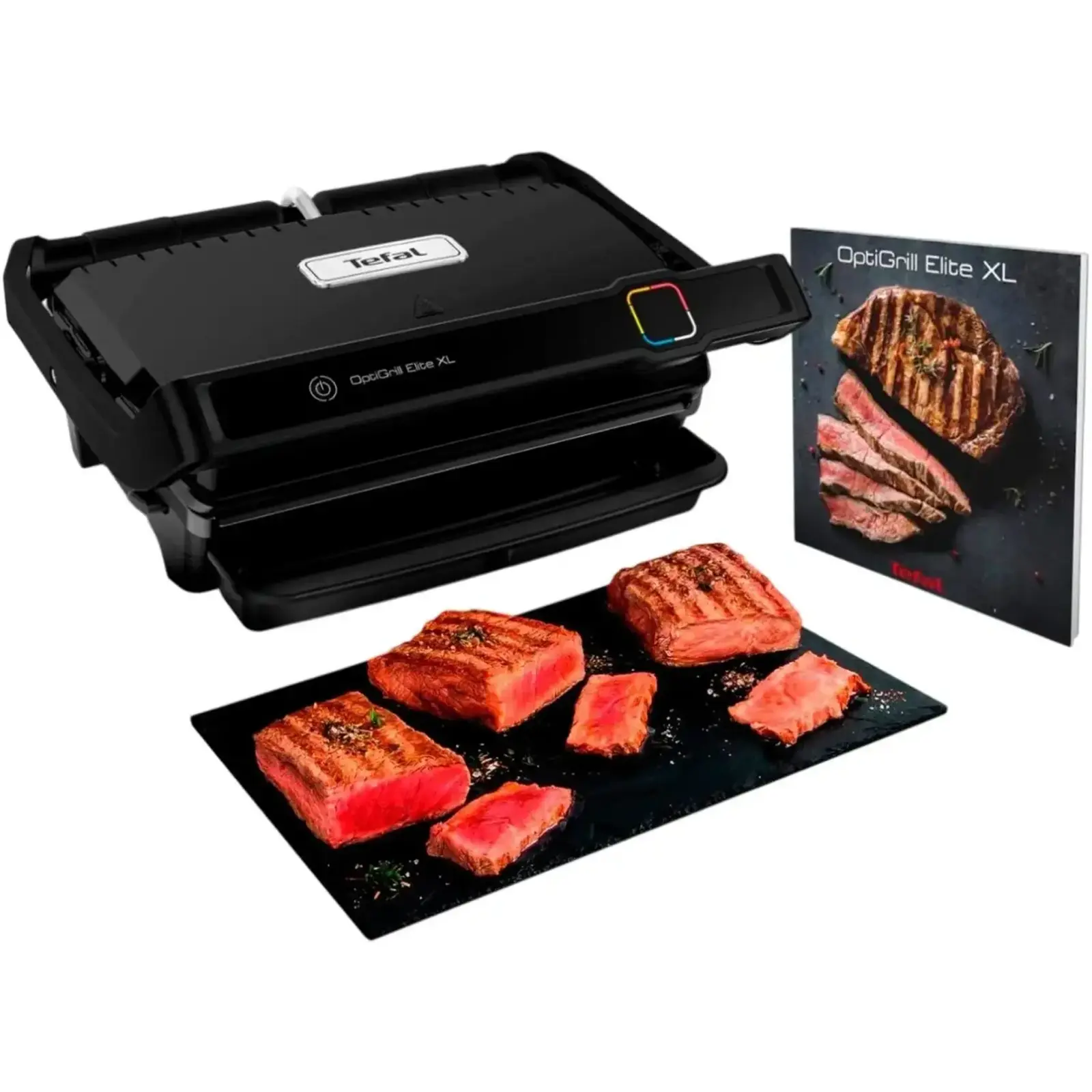 Электрогриль прижимной Tefal OptiGrill Elite XL (GC760812)