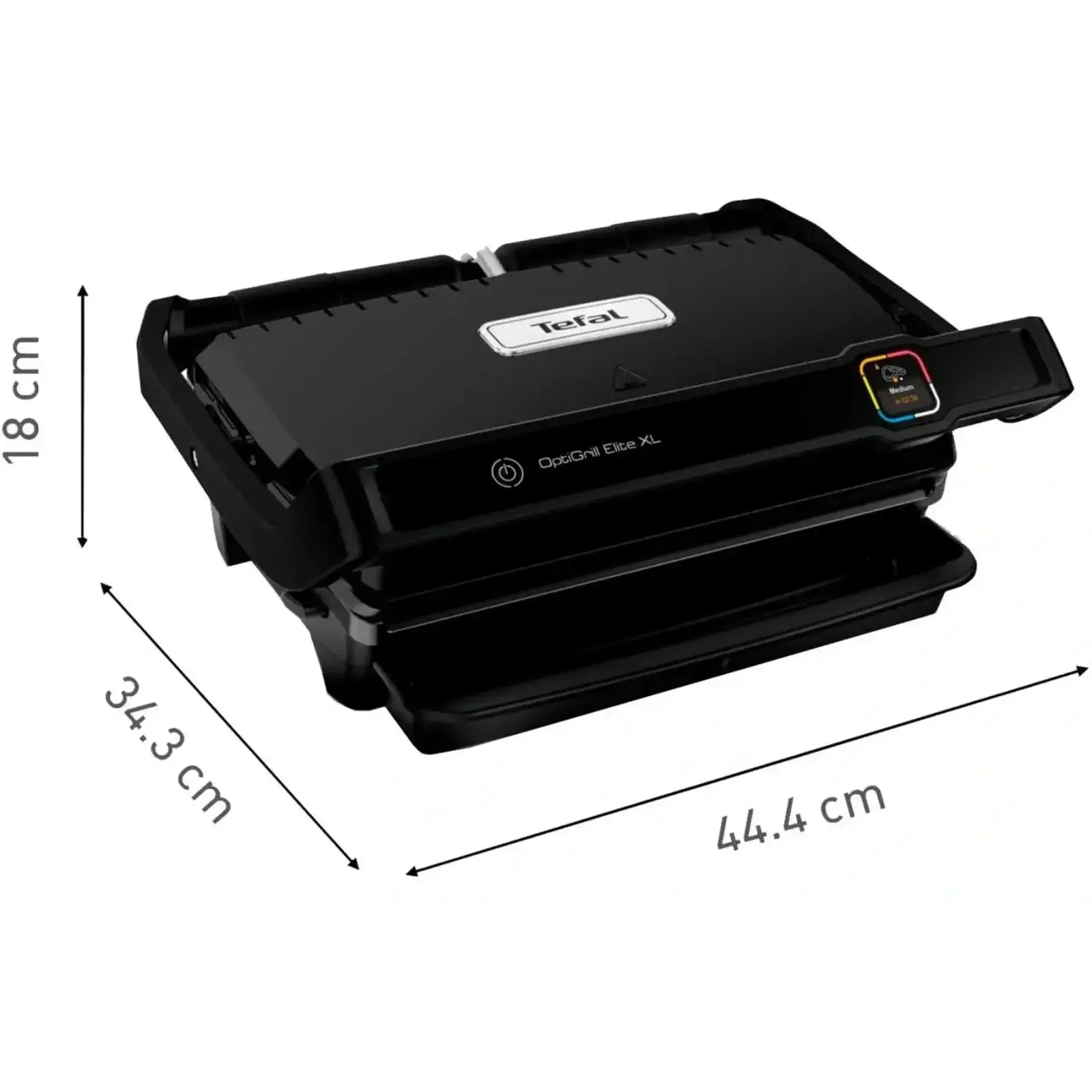 Электрогриль прижимной Tefal OptiGrill Elite XL (GC760812)