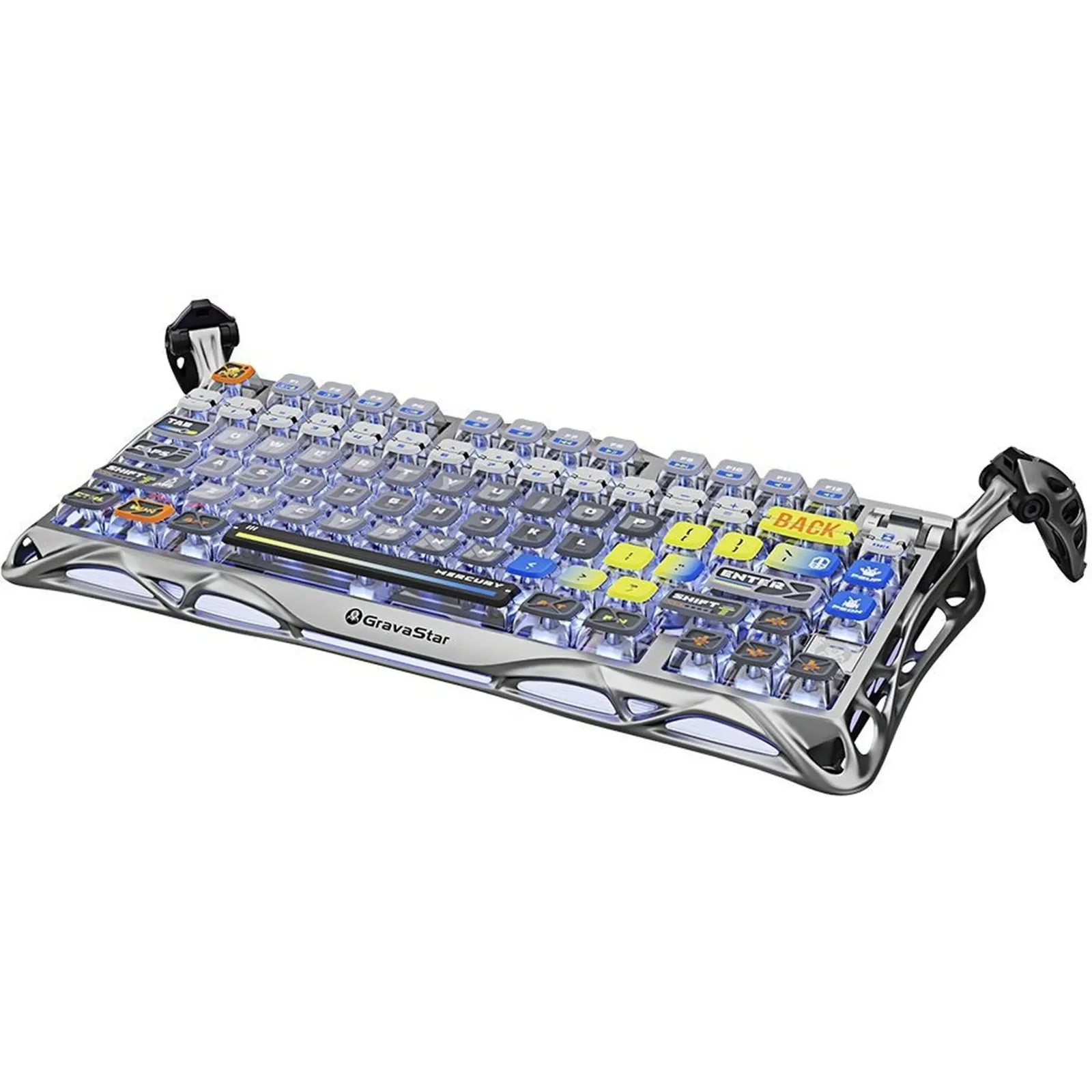 Клавиатура Gravastar Mercury K1 Pro Interstellar Silver (GSK1PRO_S_CGRY)