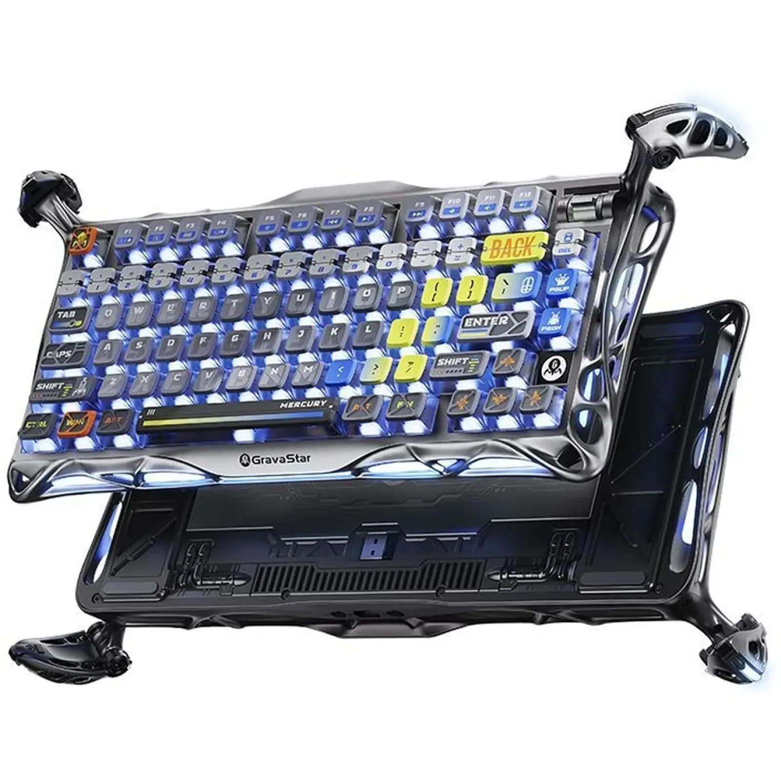 Клавиатура Gravastar Mercury K1 Pro Interstellar Silver (GSK1PRO_S_CGRY)