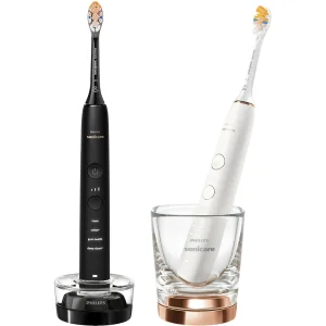 Набор из 2-х электрических зубных щеток Philips Sonicare DiamondClean 9000 HX9914/69 Black UA