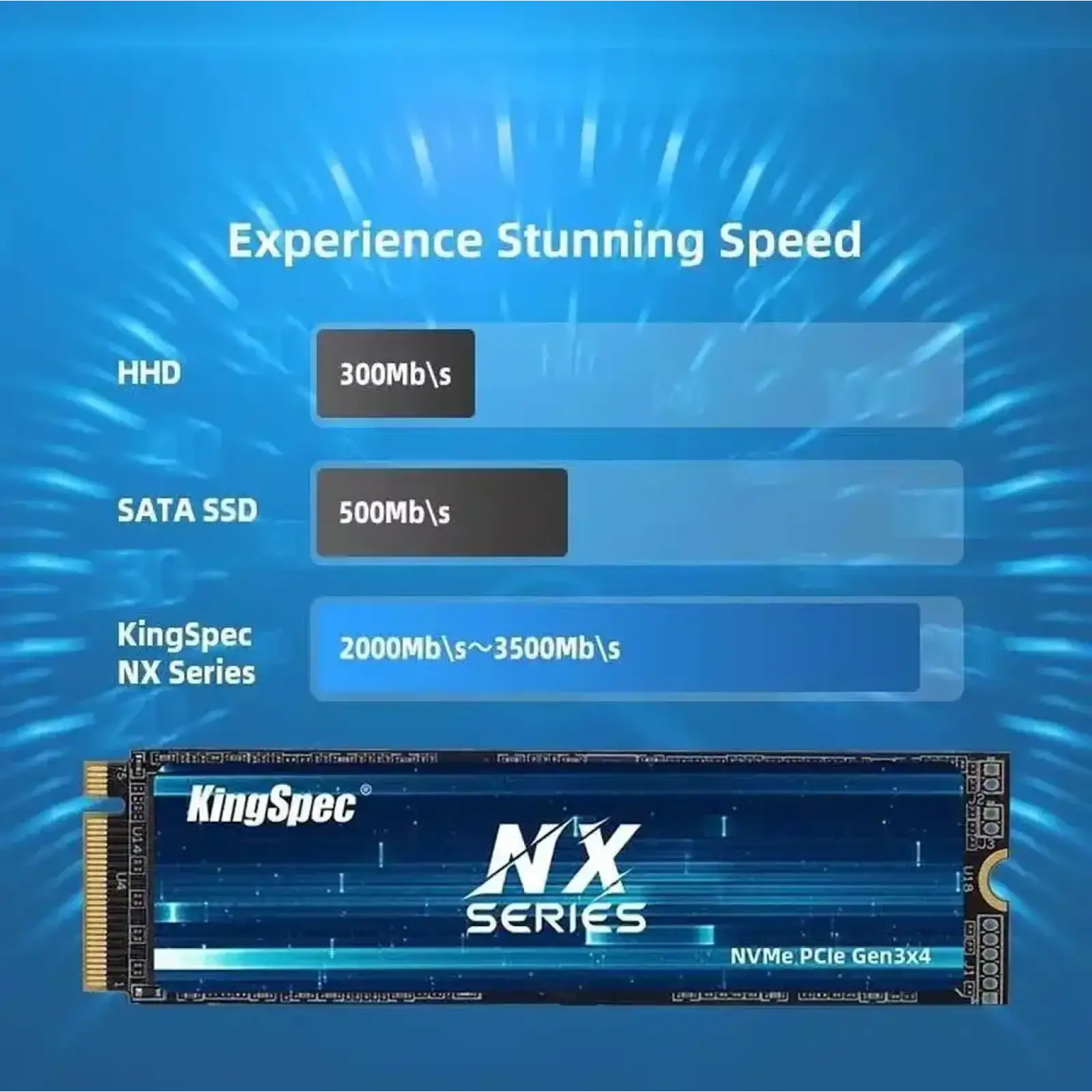 SSD накопитель Kingspec NX 2280 1 TB NX-1TB