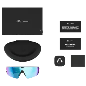 Смарт-окуляри Oakley Meta Vanguard Prizm Sapphire Lenses / White Frame (OW8001-0652)