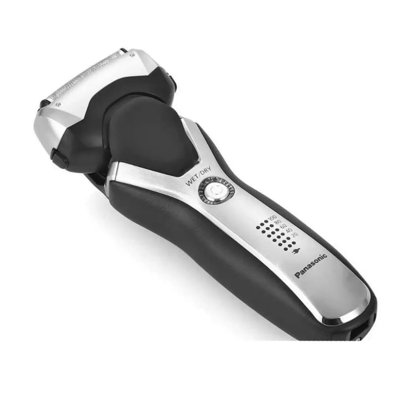 Електробритва Panasonic сіткова, 10000 об/хв, бритв.головок-3, Li-Ion, сух.+волог., тример, срібно-чорний, ES-RT77-S520 UA