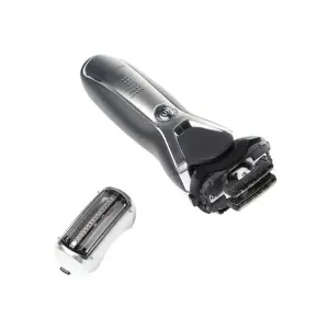 Електробритва Panasonic сіткова, 10000 об/хв, бритв.головок-3, Li-Ion, сух.+волог., тример, срібно-чорний, ES-RT77-S520 UA