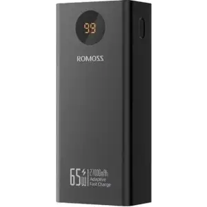 Зовнішній акумулятор Romoss PEA27S Pro 27000 mAh 65W Black (PEA27-282-2111H) UA