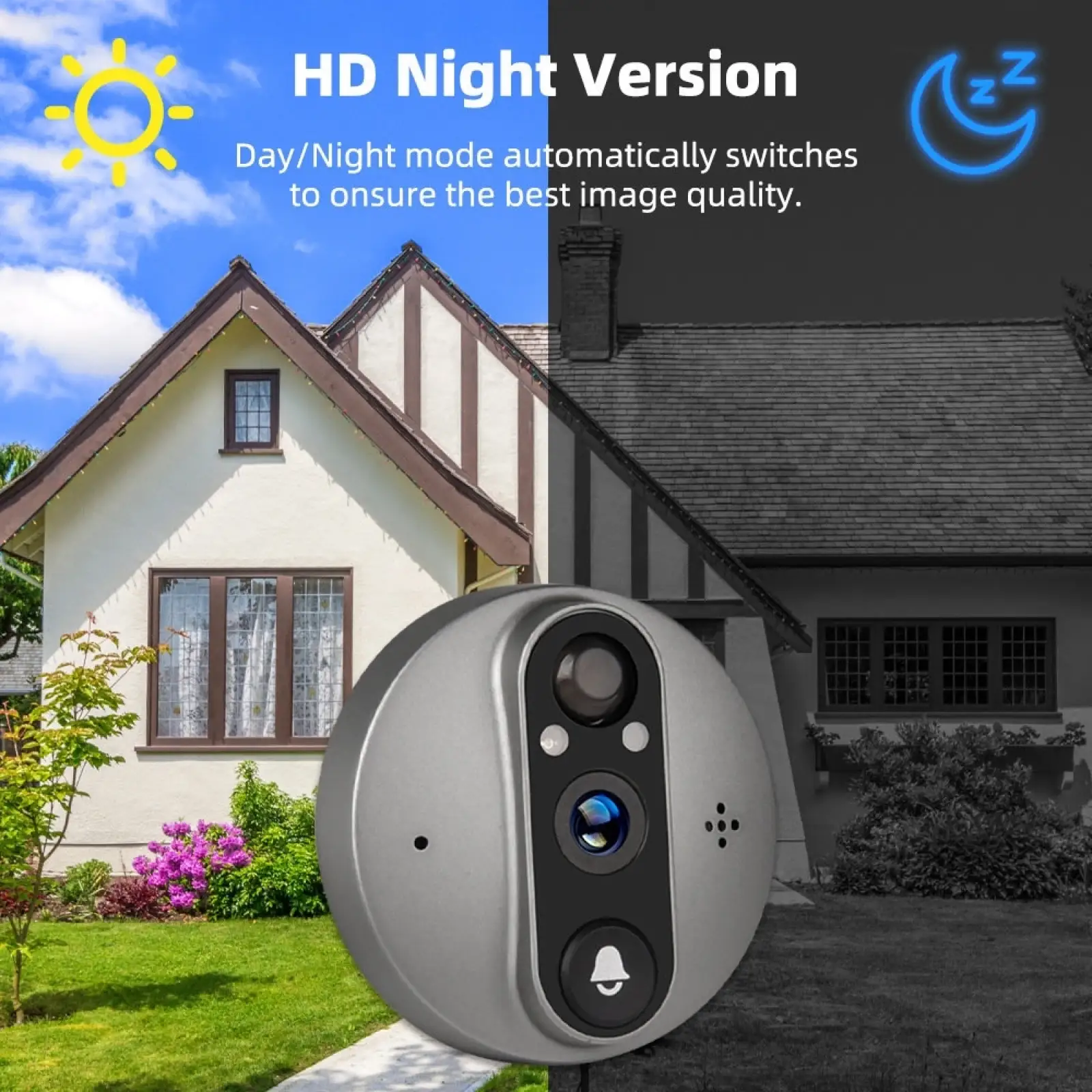 Умный видеозвонок TUYA Door Bell Eye RH-PD8A Gray EU