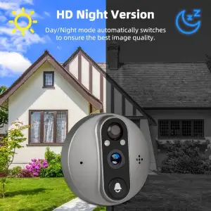 Умный видеозвонок TUYA Door Bell Eye RH-PD8A Gray EU