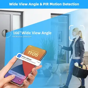 Умный видеозвонок TUYA Door Bell Eye RH-PD8A Gray EU