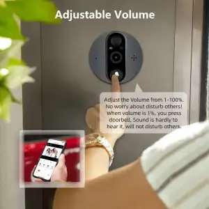 Умный видеозвонок TUYA Door Bell Eye RH-PD8A Gray EU