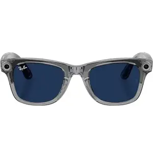 Смарт-очки Ray-Ban Meta Wayfarer Gen 2 Standard Shiny Transparent Grey Frame/Clear Sapphire Lenses (RW4012 6840MF 50-22)