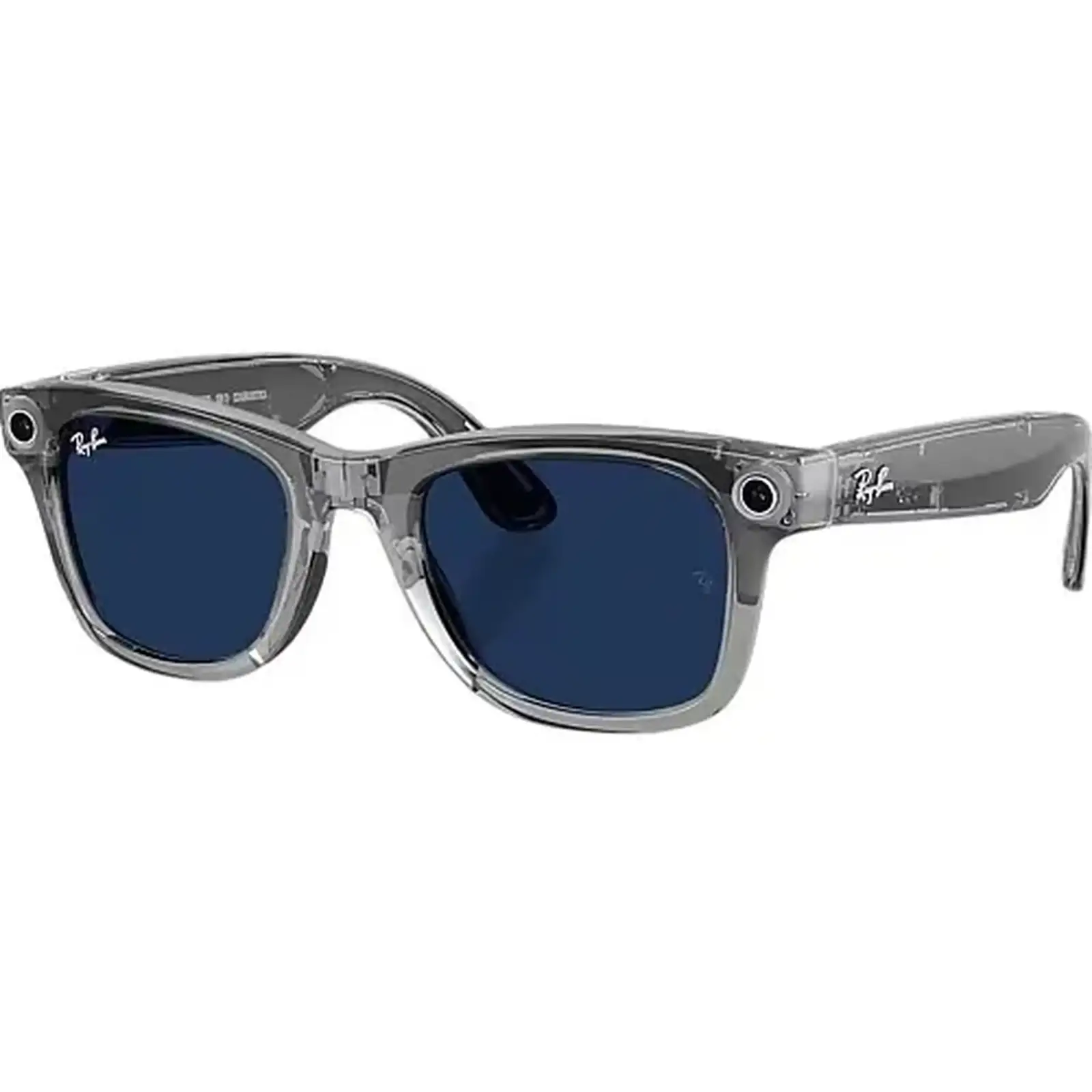 Смарт-очки Ray-Ban Meta Wayfarer Gen 2 Standard Shiny Transparent Grey Frame/Clear Sapphire Lenses (RW4012 6840MF 53-22)