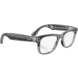 Смарт-очки Ray-Ban Meta Wayfarer Gen 2 Standard Shiny Transparent Grey Frame/Clear Sapphire Lenses (RW4012 6840MF 53-22)