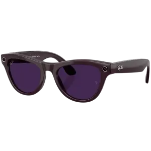Смарт-окуляри Ray-Ban Meta Skyler Gen 2 Standard Shiny Mystic Violet Frame / Clear to Amethyst Transitions Lenses (RW4014 6701CH 52-20)