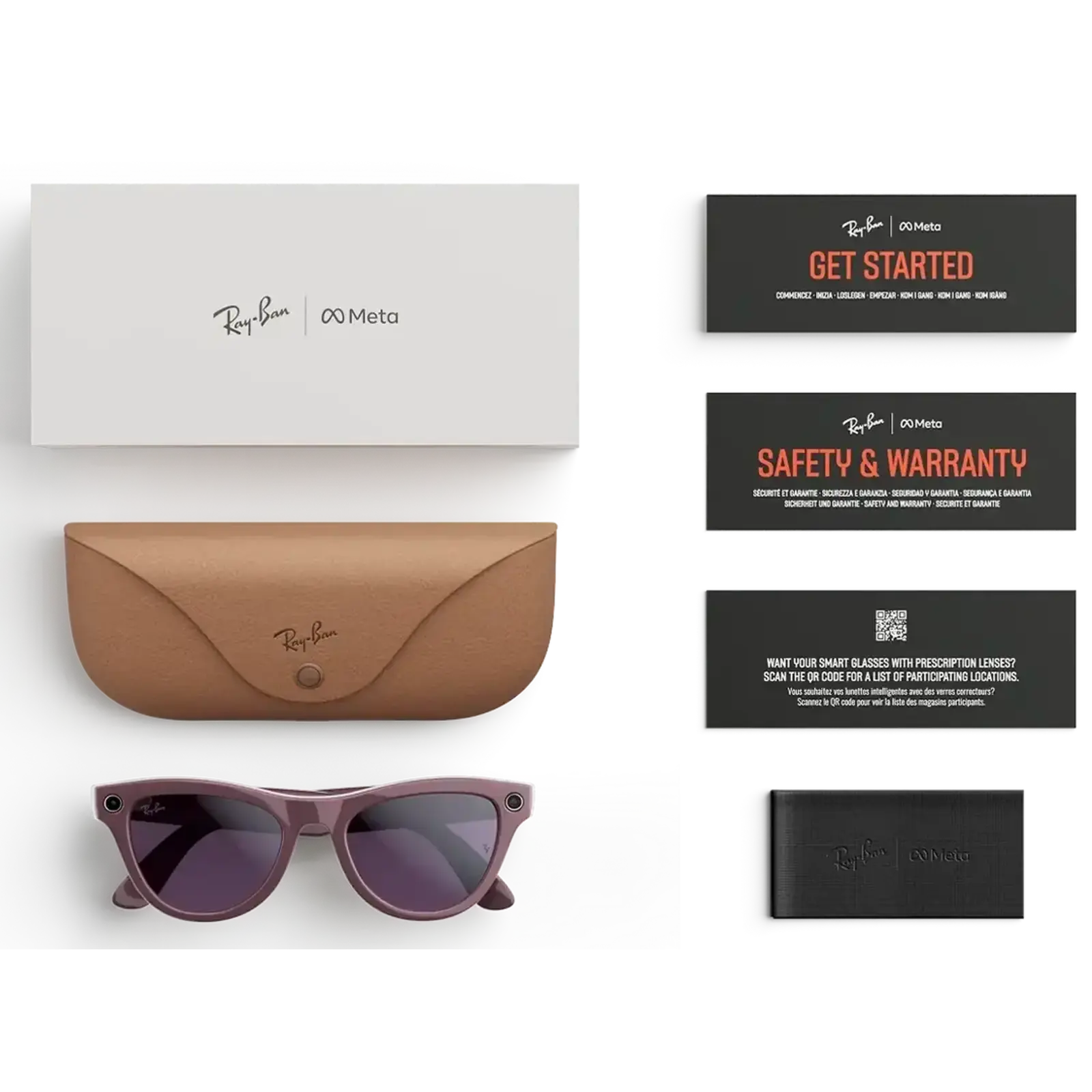 Смарт-окуляри Ray-Ban Meta Skyler Gen 2 Standard Shiny Mystic Violet Frame / Clear to Amethyst Transitions Lenses (RW4014 6701CH 52-20)