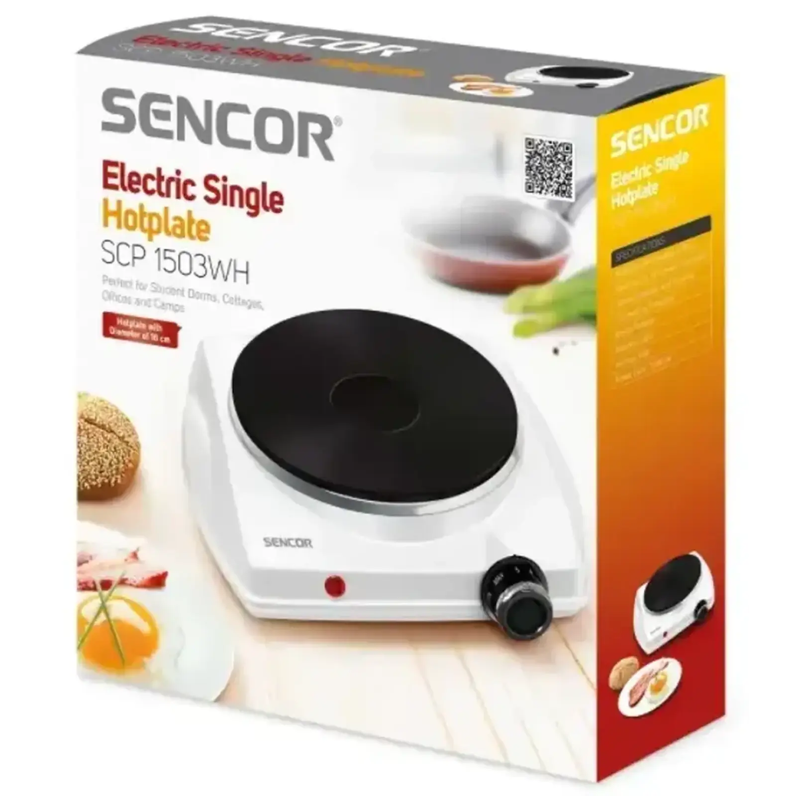 Настільна плита Sencor White (SCP1530WH-EUE4)