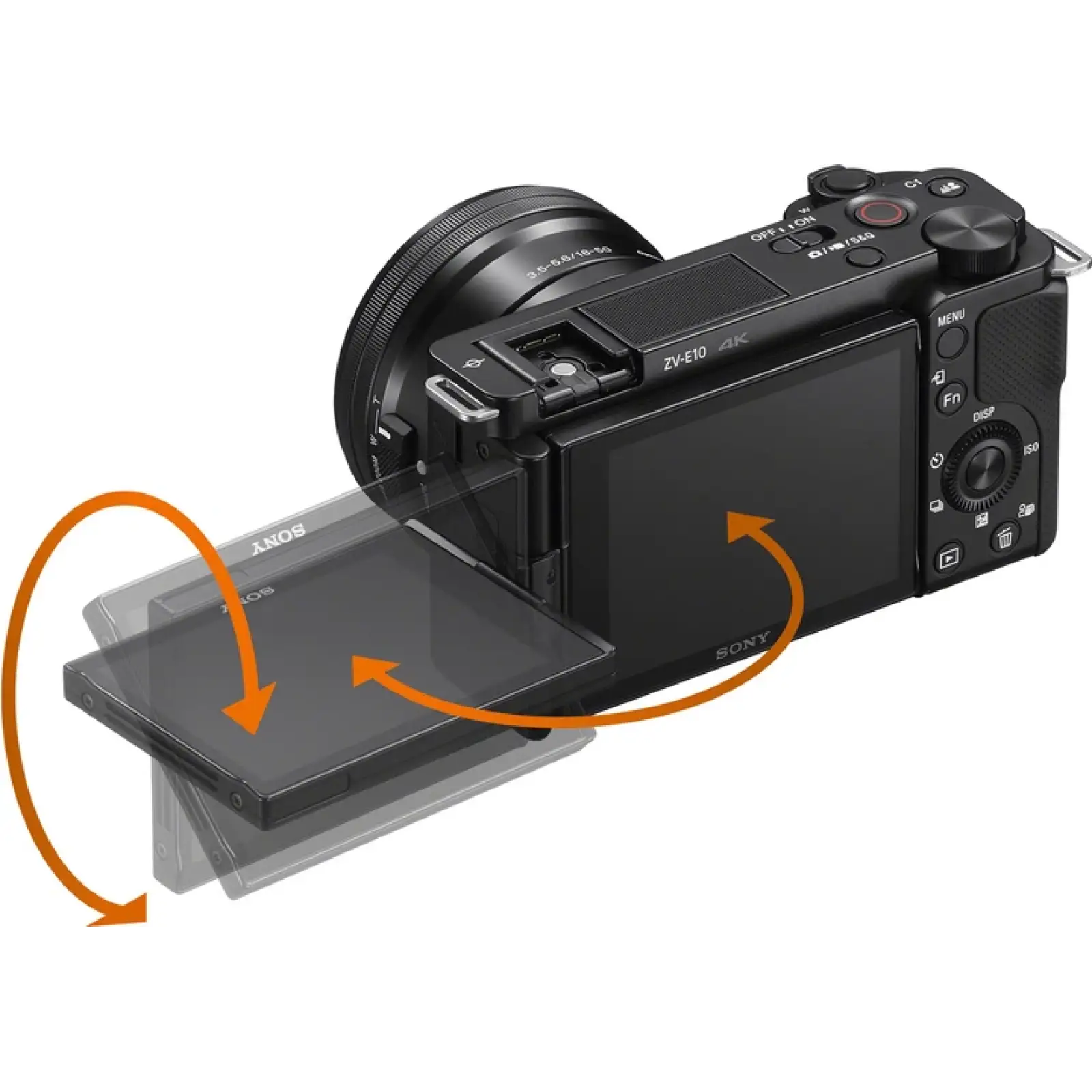 Фотоапарат Sony Alpha ZV-E10 body black (ZVE10B.CEC) UA