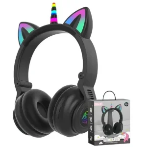 Навушники Unicorn Stereo Bluetooth STN-27 LED Black EU