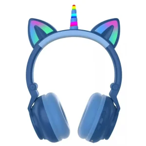 Навушники Unicorn Stereo Bluetooth STN-27 LED Blue EU