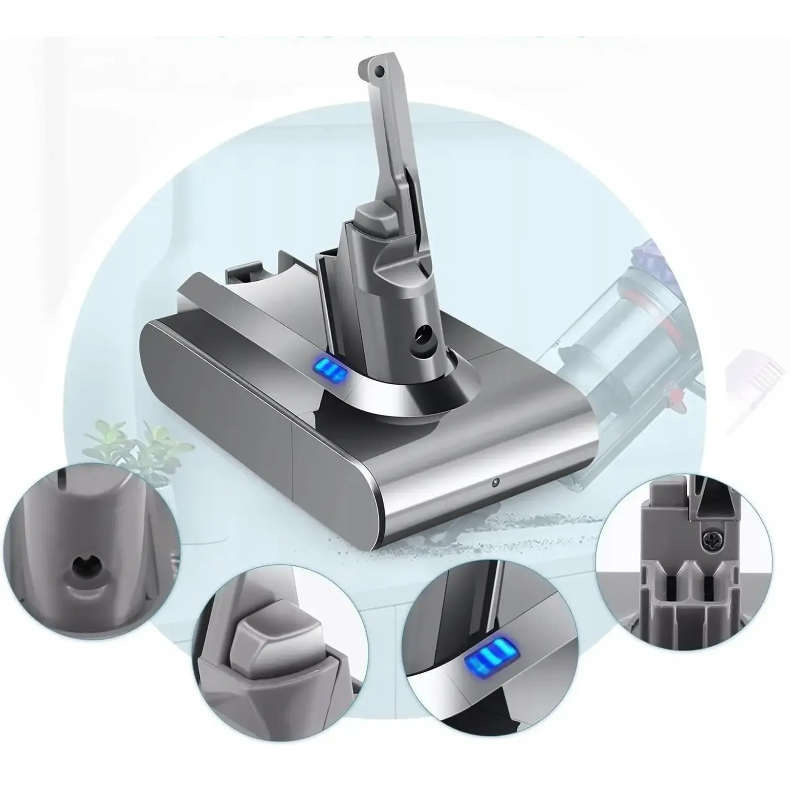 Акумулятор Tophinon 21.6V 4500mAh Li-ion для Dyson V8/SV10