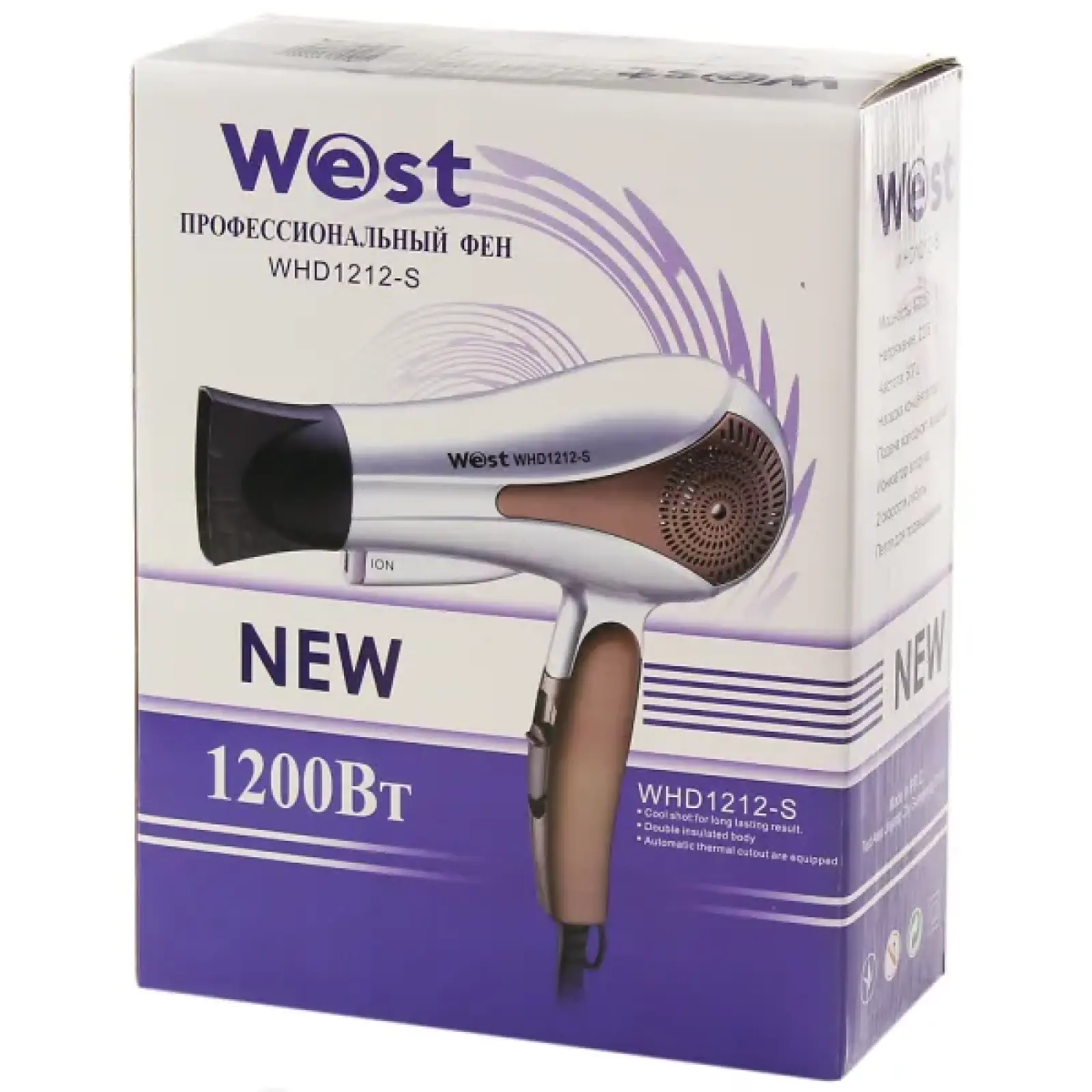 Фен West WHD1212-S UA