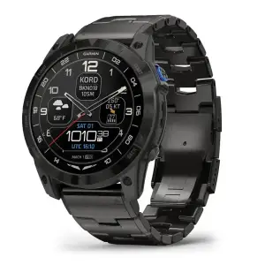 Смарт-годинник Garmin D2 Mach 1 Pro with Vented Titanium Bracelet (010-02804-80/81)