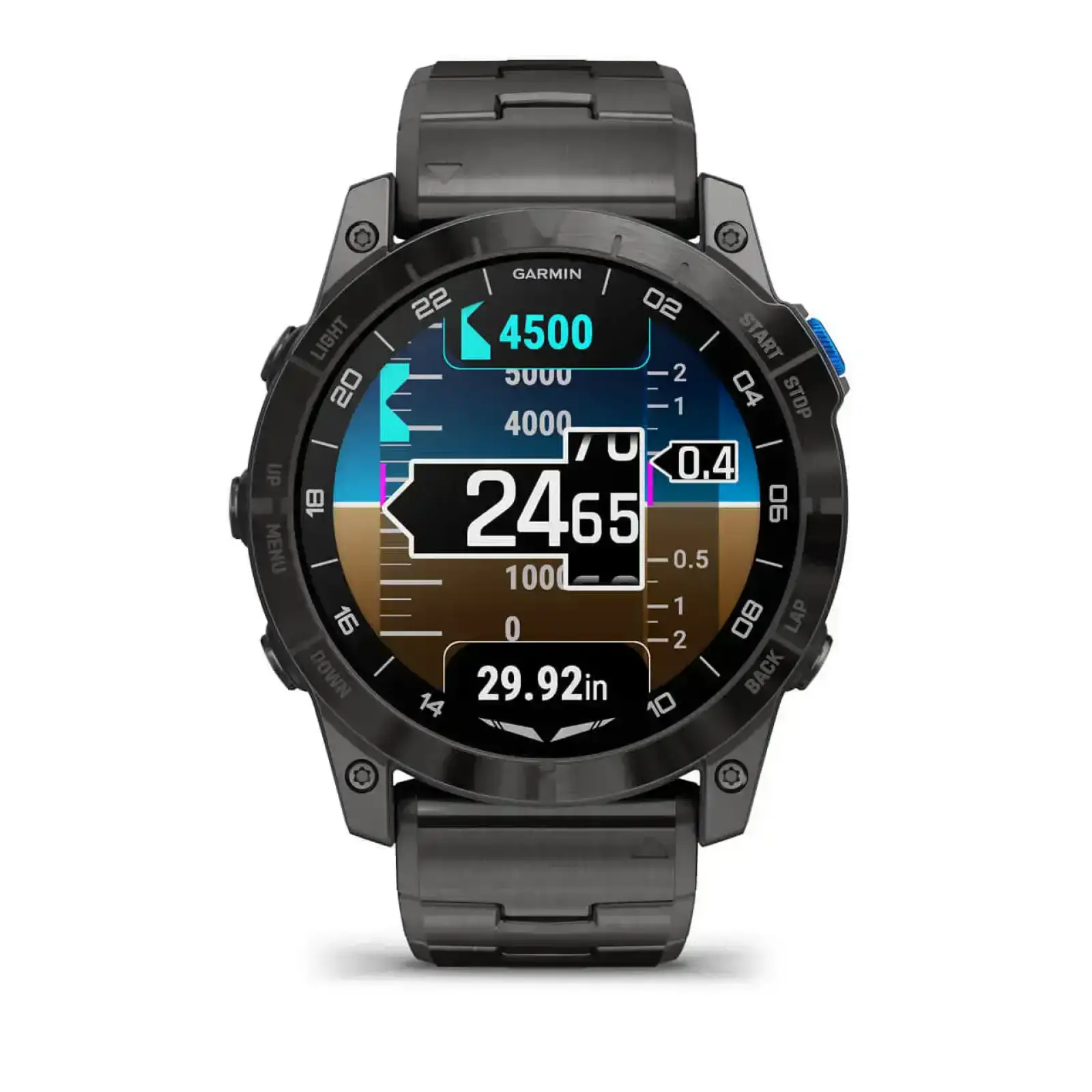 Смарт-годинник Garmin D2 Mach 1 Pro with Vented Titanium Bracelet (010-02804-80/81)