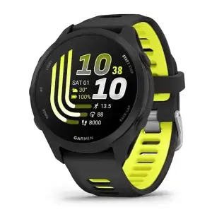 Смарт-годинник Garmin Forerunner 170 Music Black with Black/Amp Yellow Band (010-03920-10)