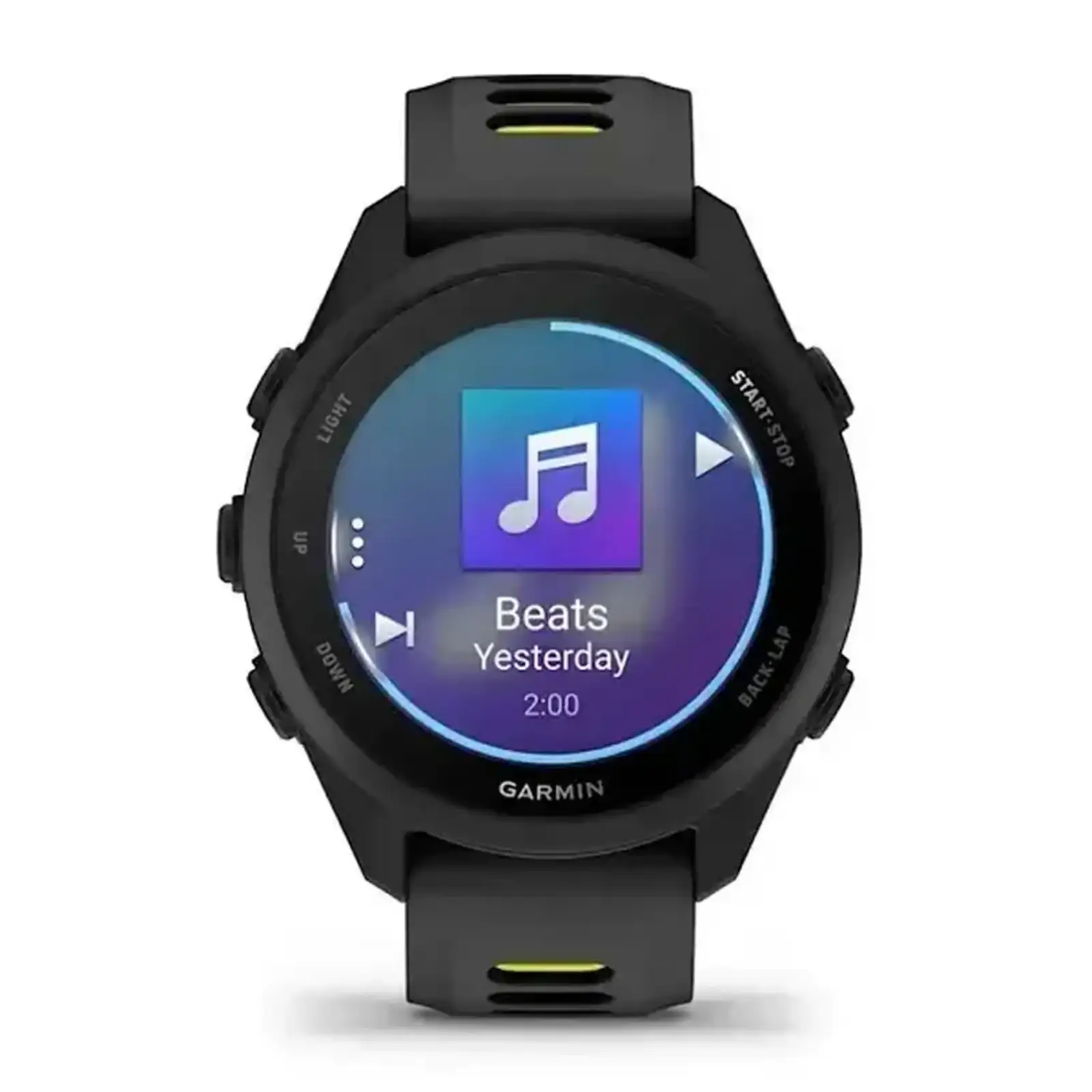 Смарт-годинник Garmin Forerunner 170 Music Black with Black/Amp Yellow Band (010-03920-10)