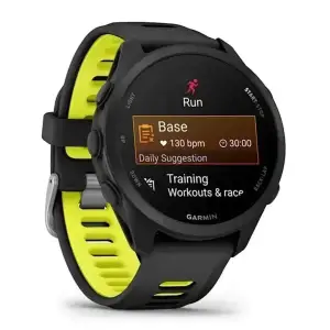 Смарт-годинник Garmin Forerunner 170 Music Black with Black/Amp Yellow Band (010-03920-10)