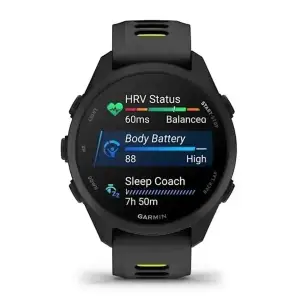 Смарт-годинник Garmin Forerunner 170 Music Black with Black/Amp Yellow Band (010-03920-10)