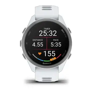 Смарт-годинник Garmin Forerunner 170 Music Whitestone with Whitestone/Cloud Blue Band (010-03920-11)