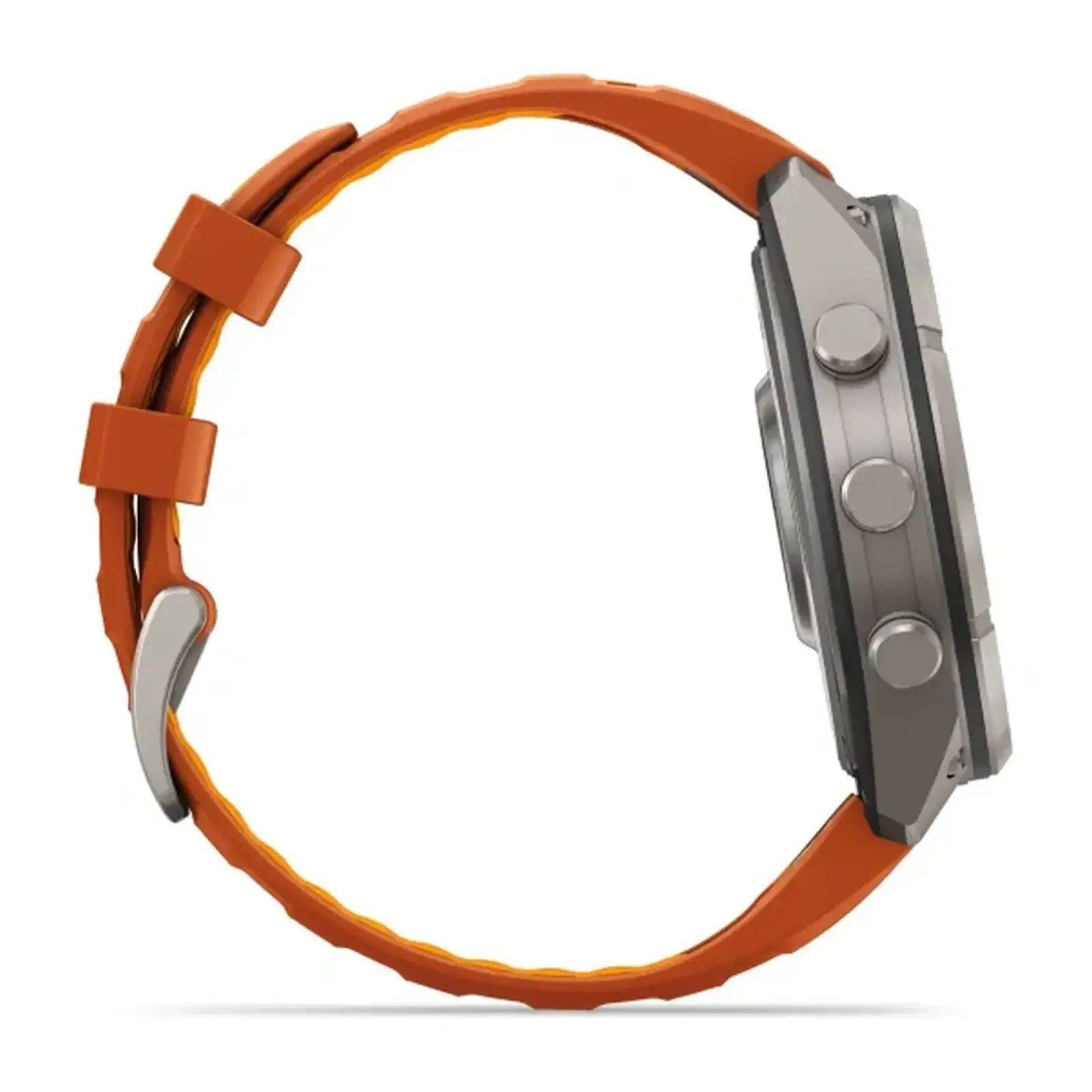 Смарт-годинник Garmin Fenix 9 Pro 47mm Titanium with Autumn Orange/Spark Orange Silicone Band (010-04336-05/06)