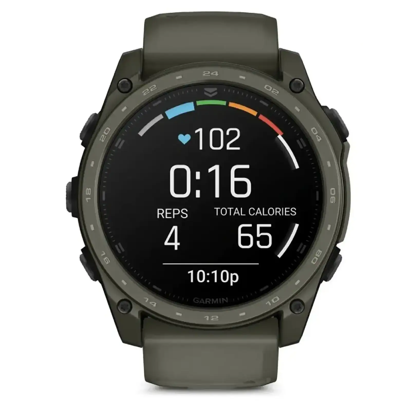 Смарт-годинник Garmin Tactix 8 51mm AMOLED Cerakote Olive w. Applied Ballistics Ultralight (010-04553-11/10)