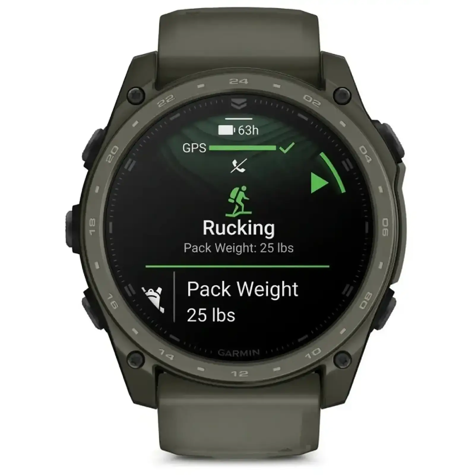 Смарт-годинник Garmin Tactix 8 51mm AMOLED Cerakote Olive w. Applied Ballistics Ultralight (010-04553-11/10)