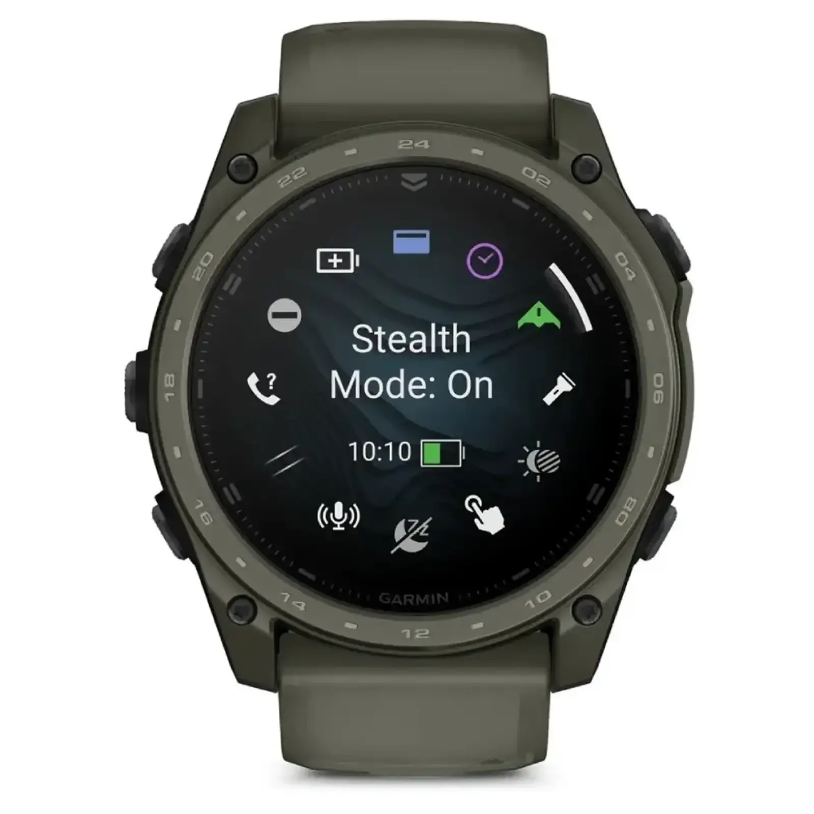 Смарт-годинник Garmin Tactix 8 51mm AMOLED Cerakote Olive w. Applied Ballistics Ultralight (010-04553-11/10)