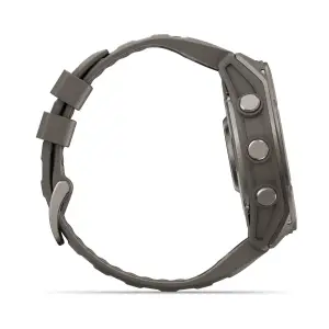 Смарт-годинник Garmin Fenix 9 51mm Titanium with Pebble Gray Silicone Band (010-04763-00/01)