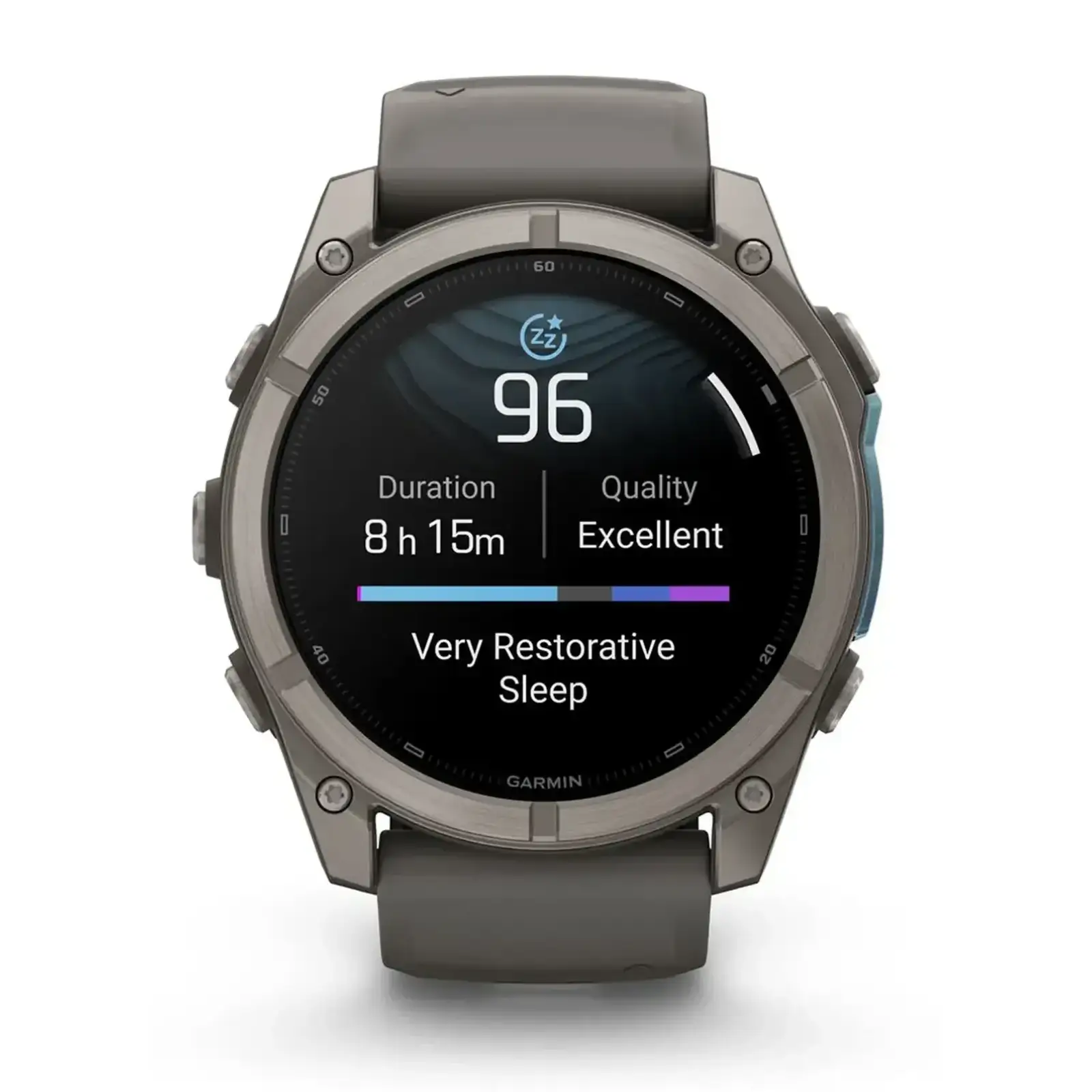 Смарт-годинник Garmin Fenix 9 51mm Titanium with Pebble Gray Silicone Band (010-04763-00/01)